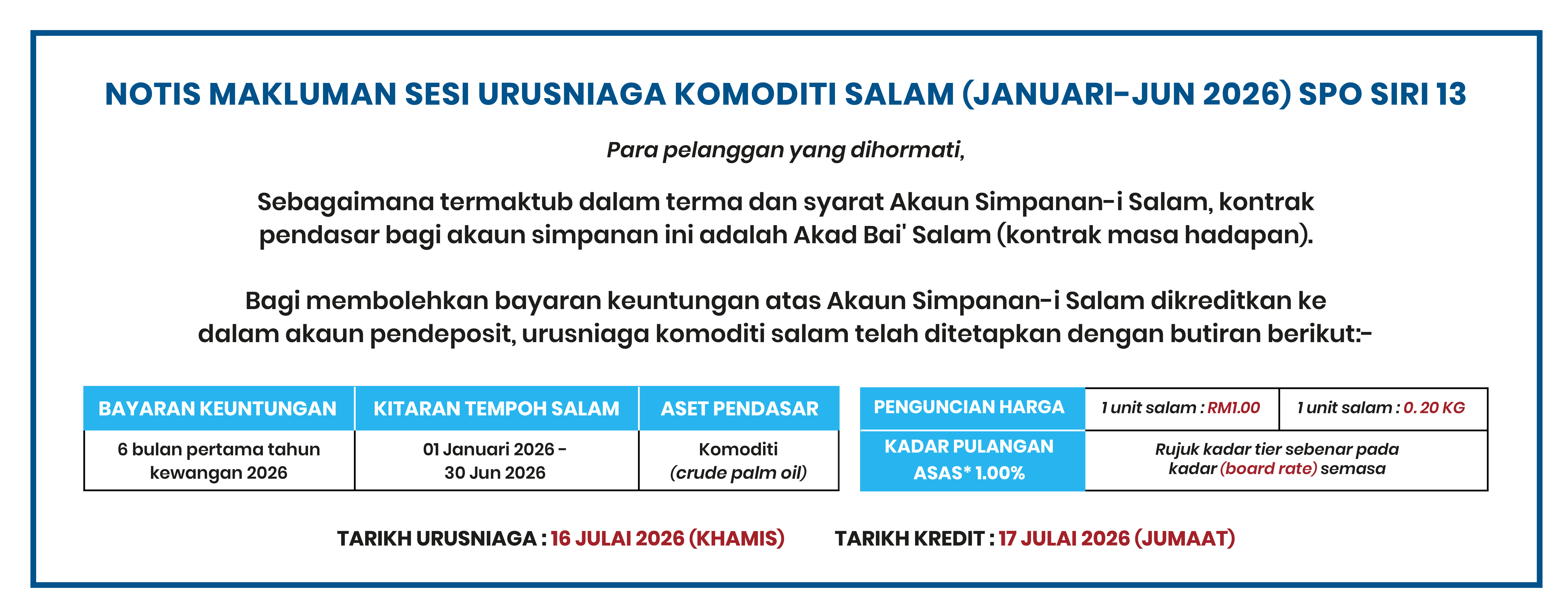 SPO13 KOMODITI SALAM
