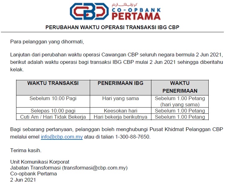 Pertama coop bank Bank Persatuan