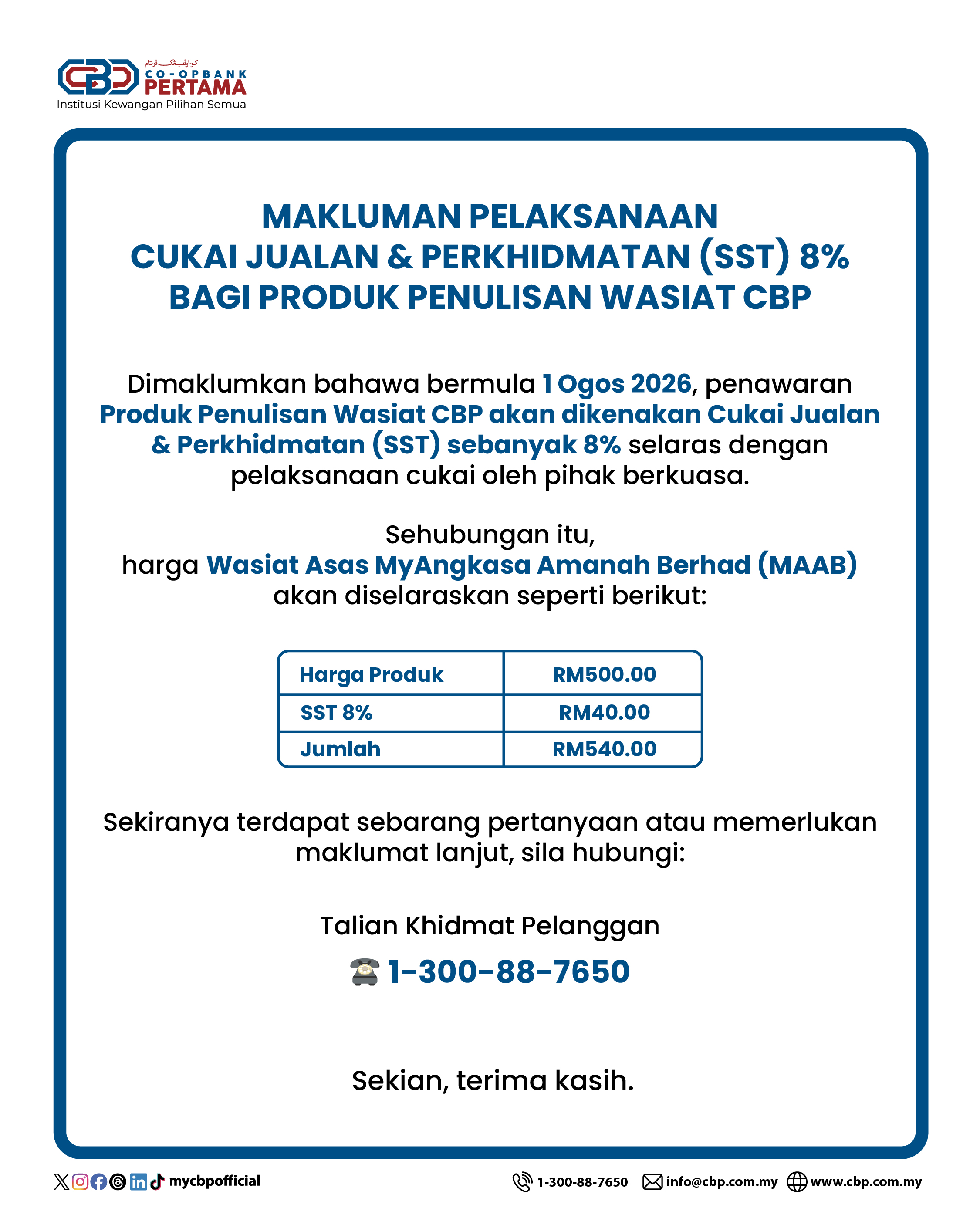Notis SST 8%