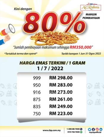 Harga Emas 29 Jun