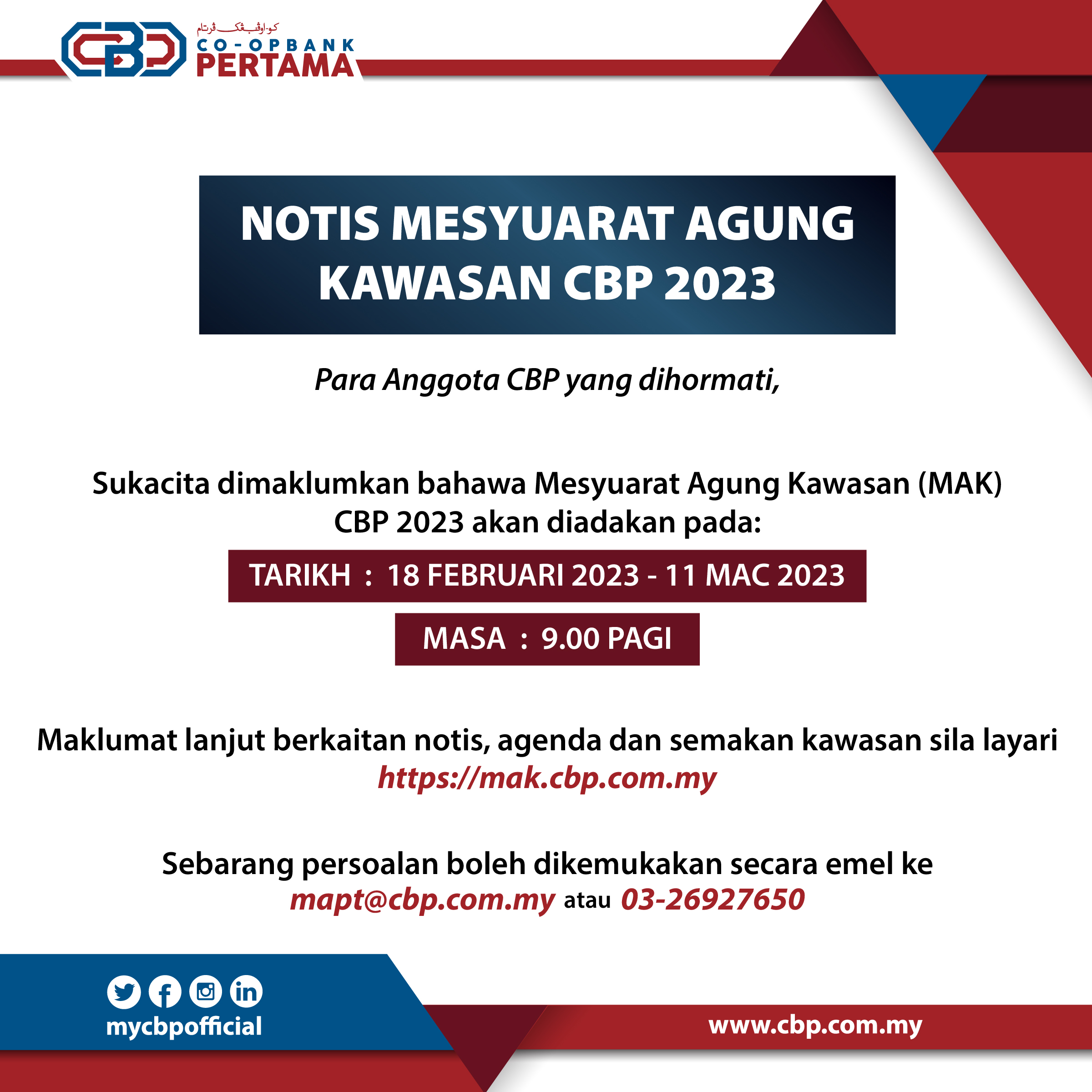 NOTIS MAK 2303